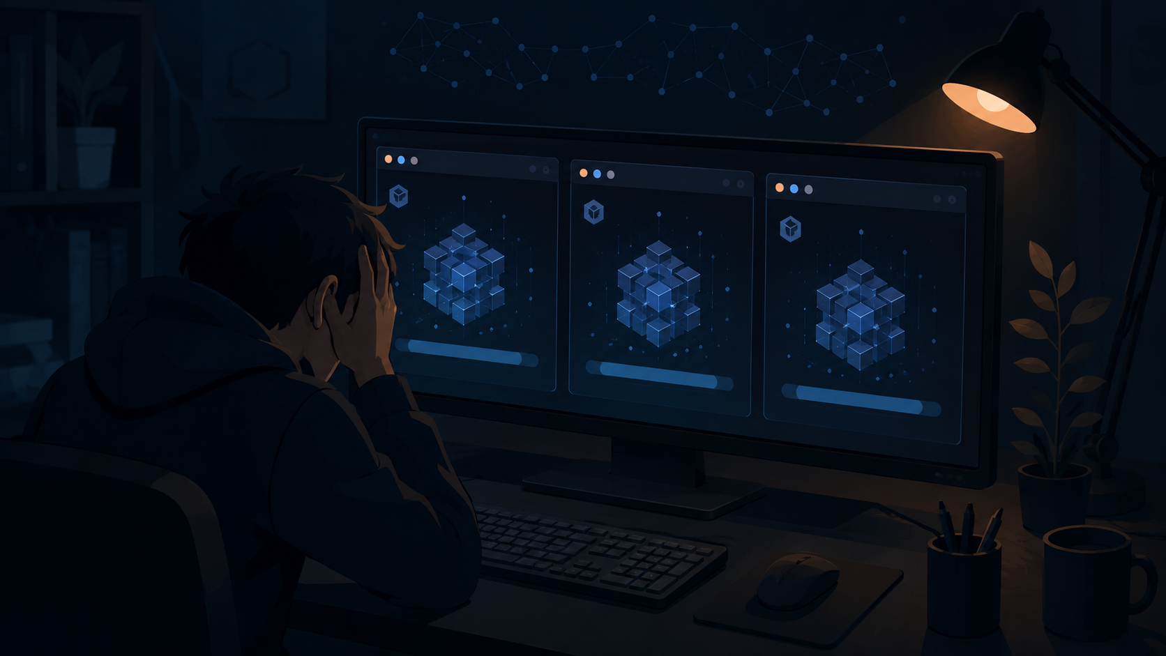 一处改完,三个窗口齐刷刷全变